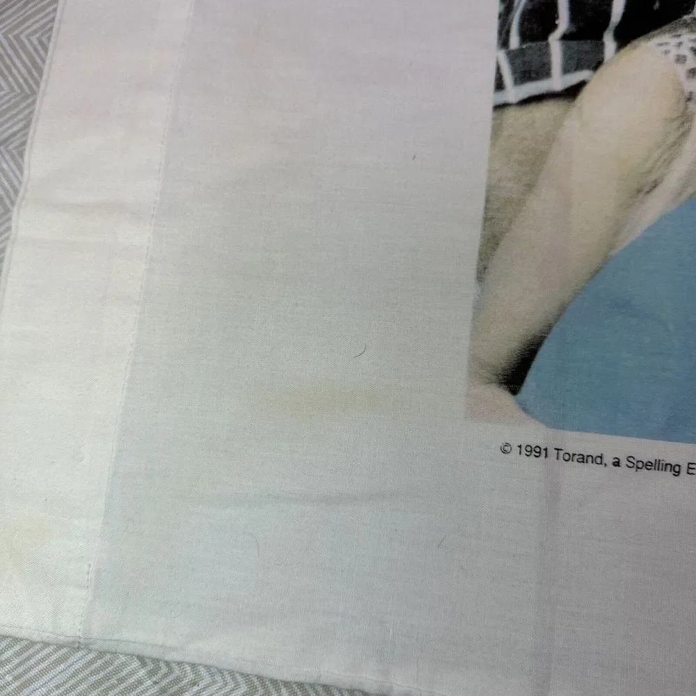 90s Beverly Hills 90210 Bed Pillowcase Black Standard Size Single‎ Staining